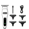 CkeyiN Men's Electric Hair Trimmer, Precision Carved, 0.004 inch (0.1 mm), Mini Size, Hair Trimmer, Washable Blade, Cordless Hair Cutter, T-shaped Razor, USB Rechargeable, For Home Use