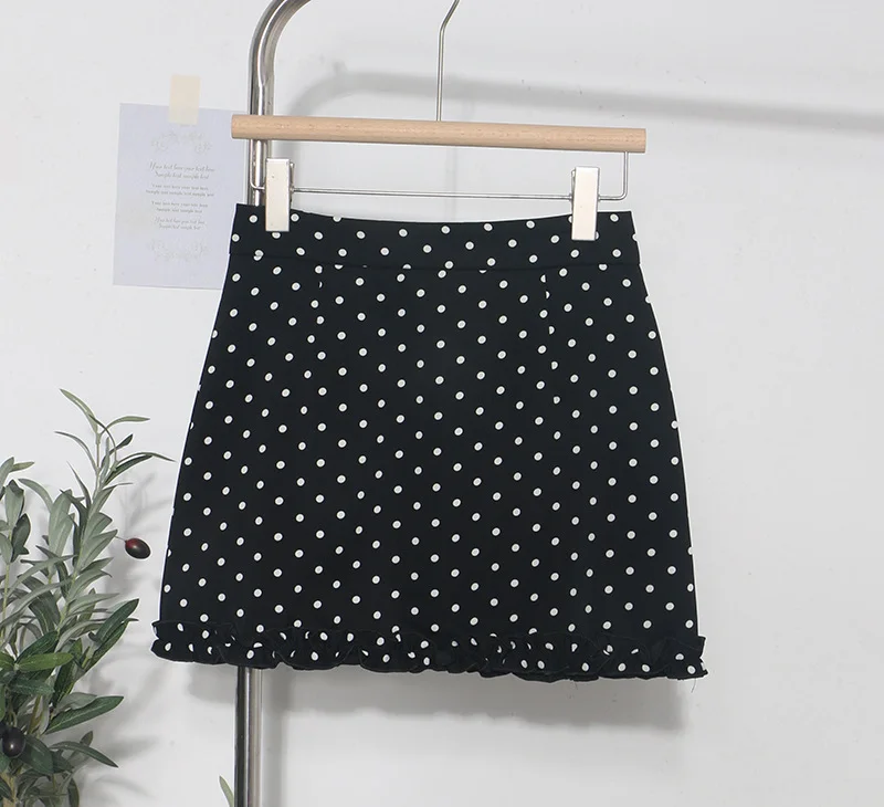 Nigikala Nigikala Plus Single Real Shot Korean Lace Skirt Wave Half-Body Skirt High Waist Anti-Walking Light A Word Ass Hip Skirt 6880