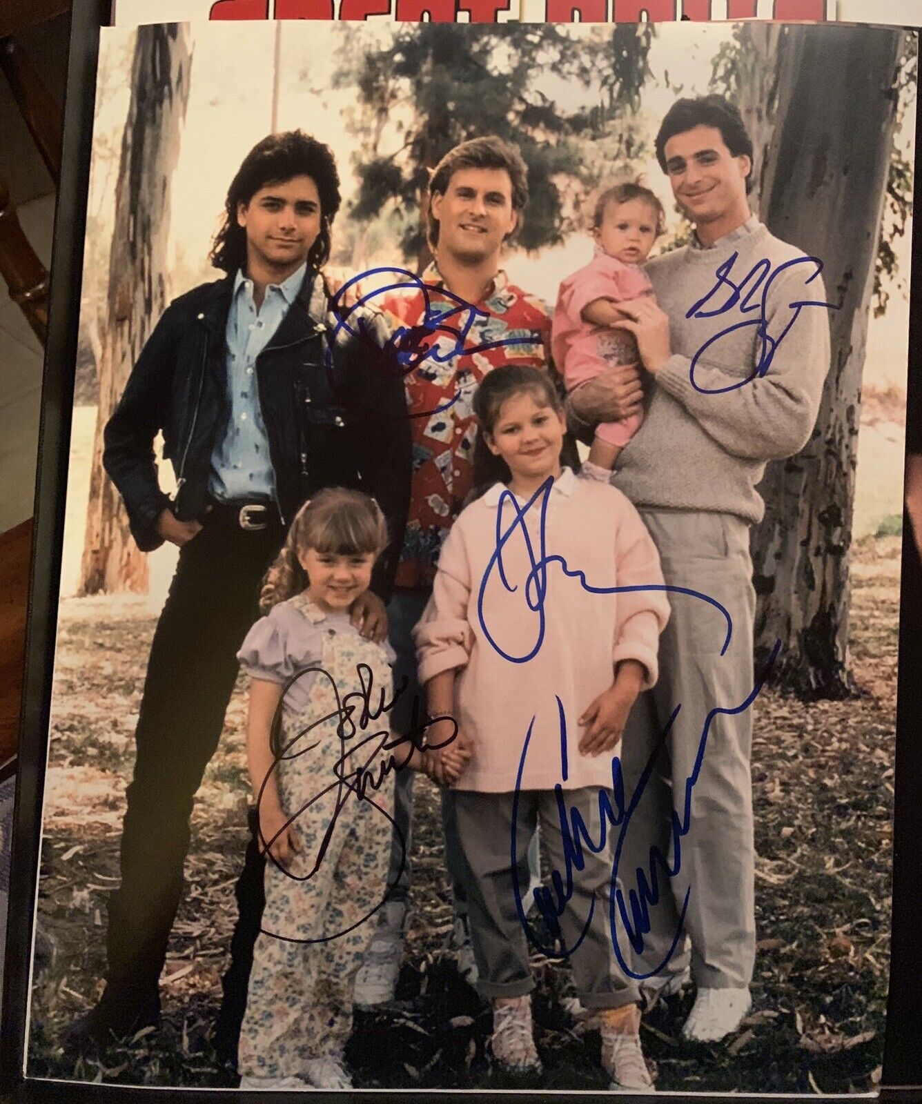Full House Cast Signed Autographed 11x14 Photo Poster painting Pic Psa Letter