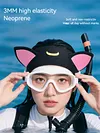 Cat Ears 3mm Neoprene Diving Headband Cartoon Diving Hood for Snorkeling Surfing