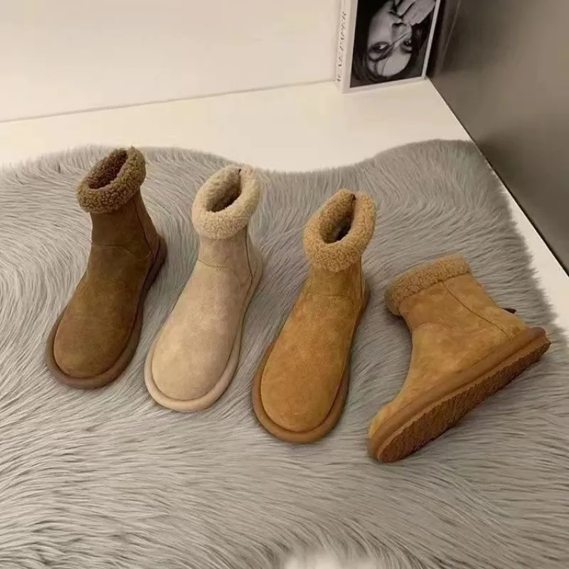 Yyvonne Yyvonne Fashion Short Tube And Velvet Inside The Boots Foreign Style Fashion Retro British Style Versatile Photos Out Of Hot Style