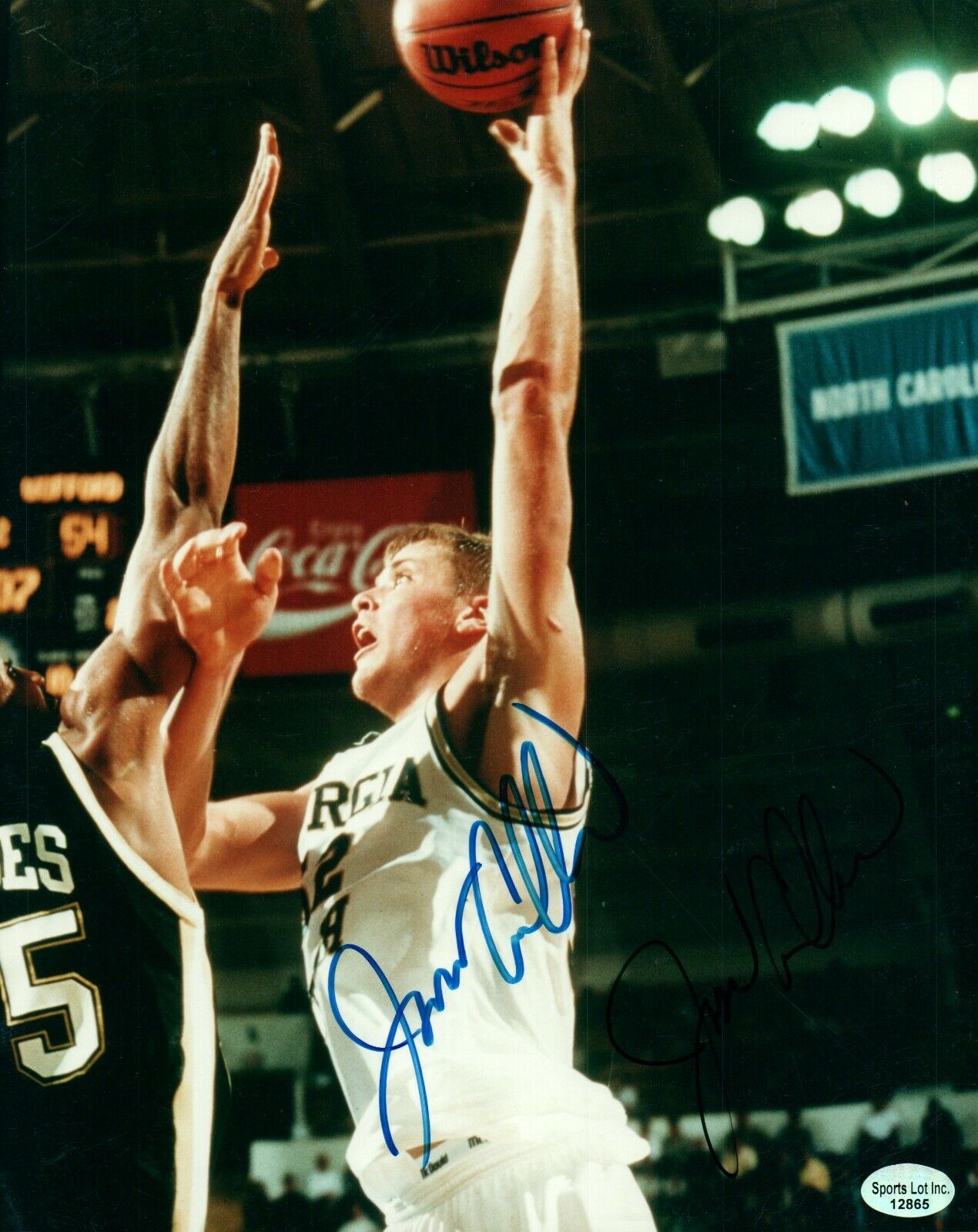 Jason Collier NCAA College Georgia Tech Hand Signed Autograph 8x10 Photo Poster painting