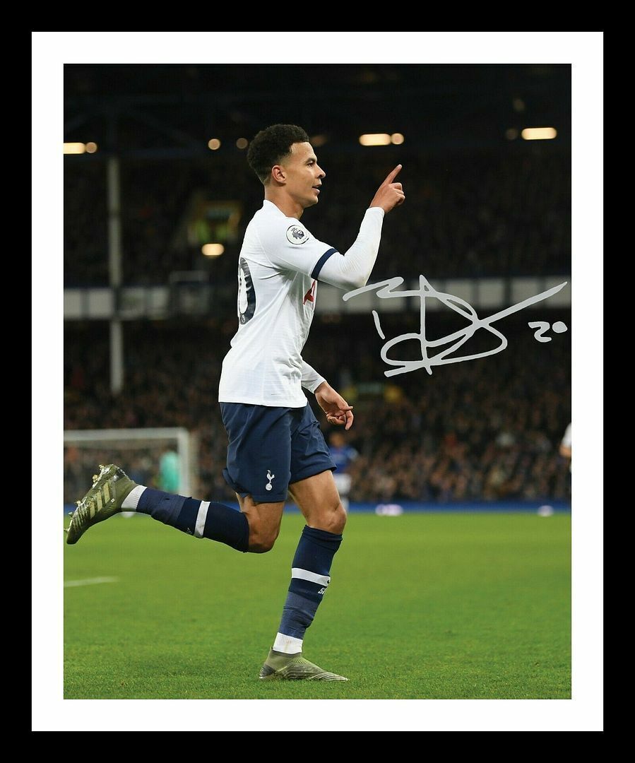 Dele Alli - Tottenham Hotspur Autograph Signed & Framed Photo Poster painting 2