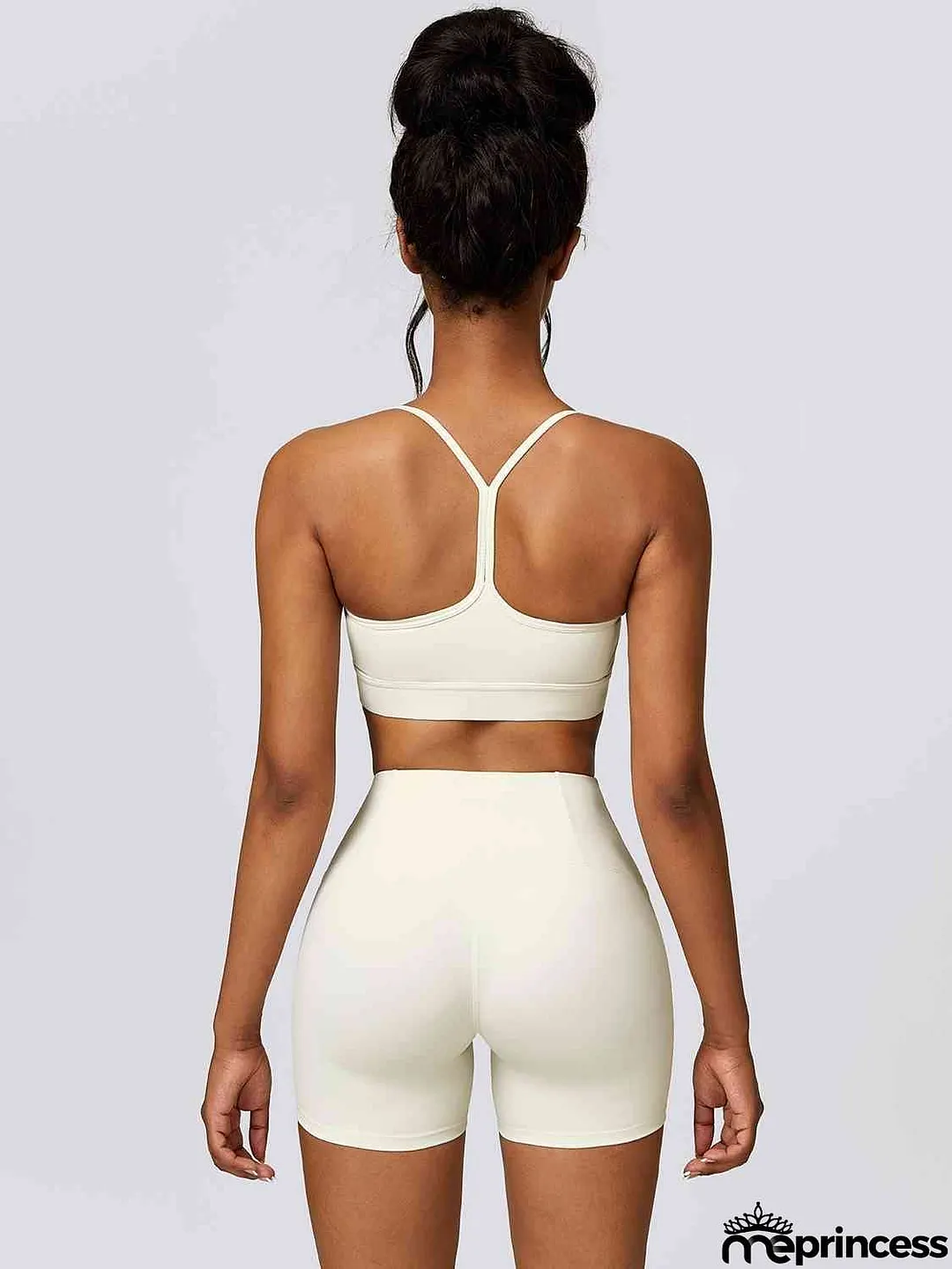 Sport Bra and Wide Waistband Shorts Set