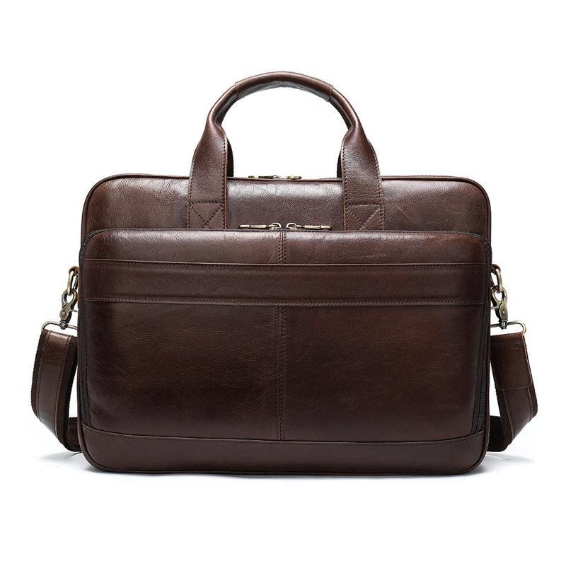 Practical Business Large Capacity Handbags Vintage 15.6 Inch Case