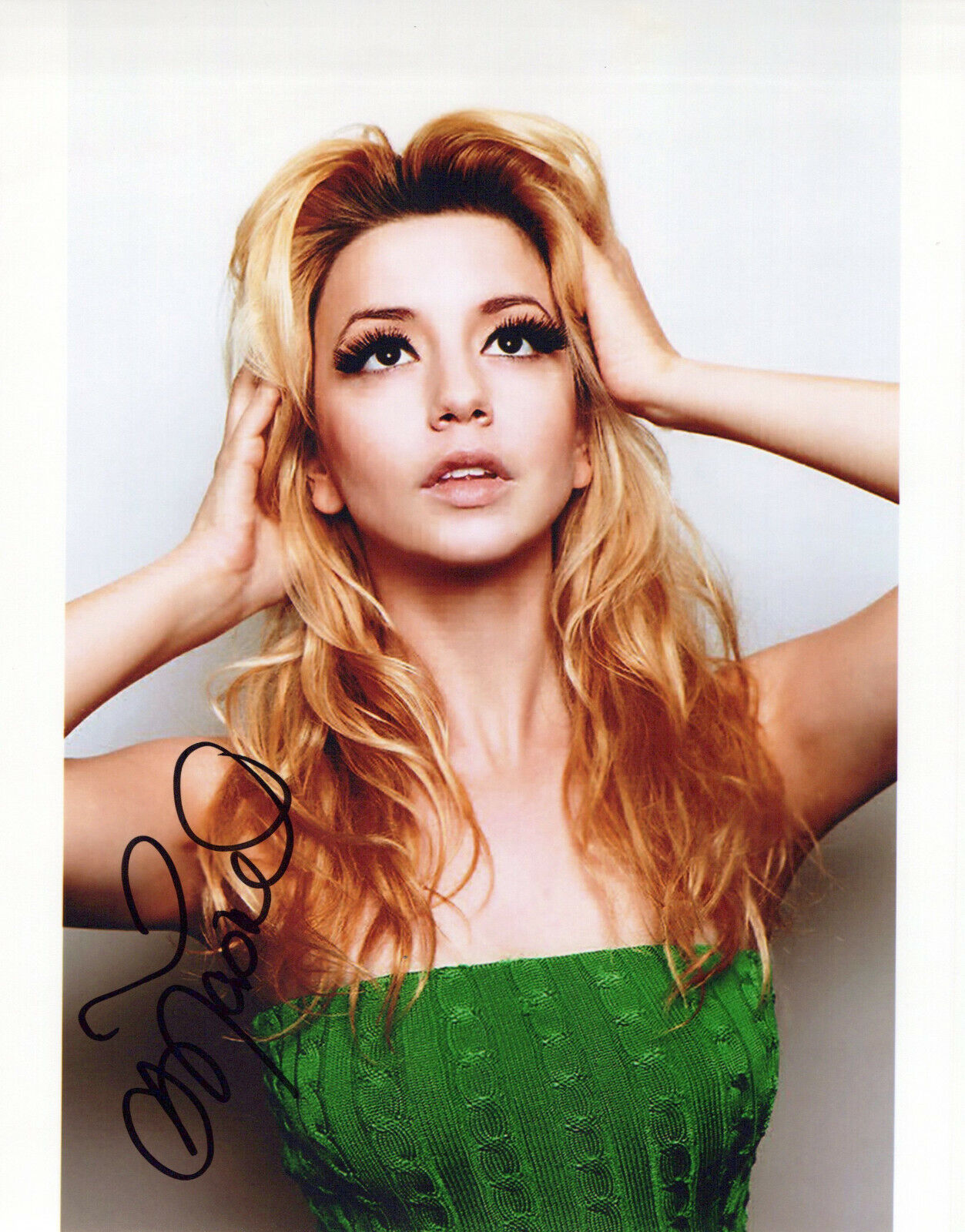 Masiela Lusha glamour shot autographed Photo Poster painting signed 8x10 #1