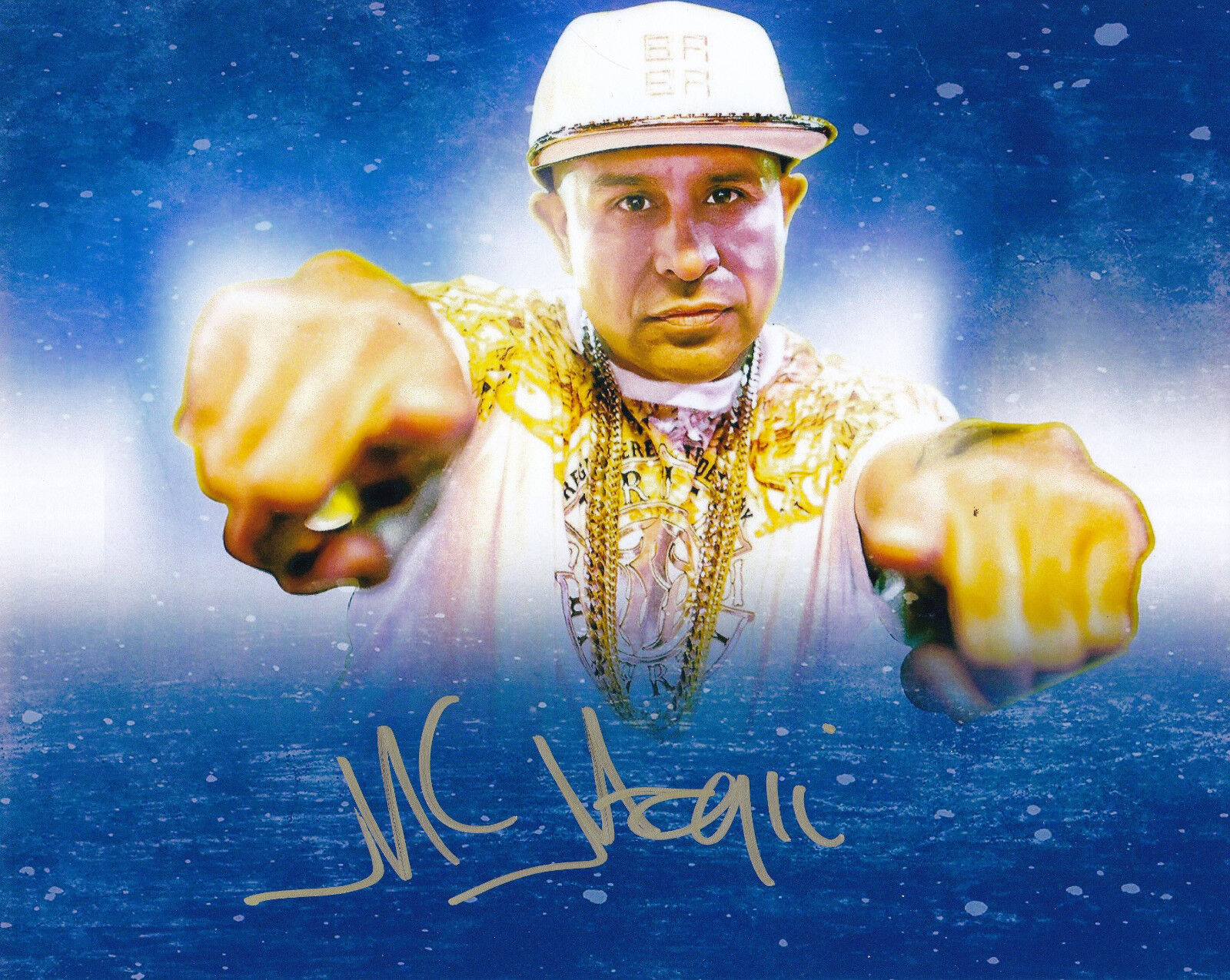 Mc Magic Signed 8x10 Inch Photo Poster painting Marco Cardenas 'Magic City' Nastyboy Mexican Rap