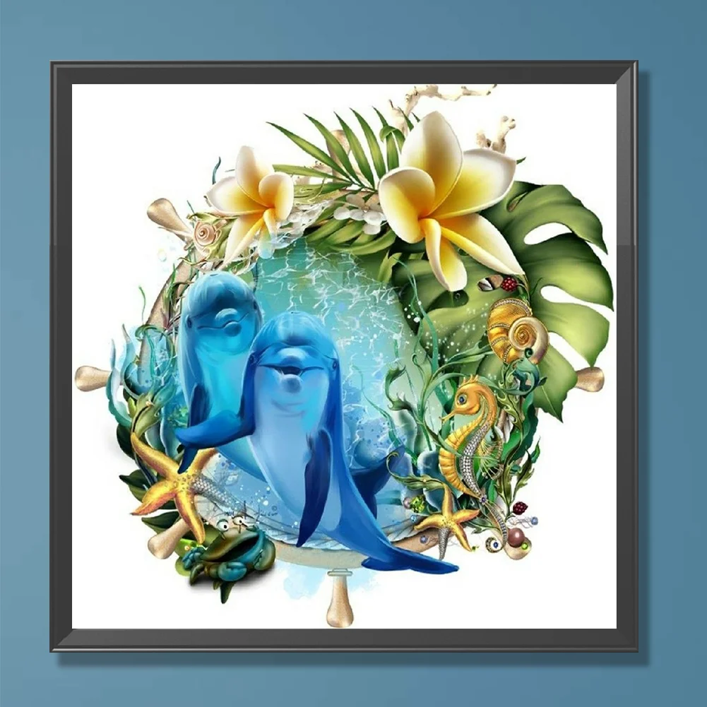 Full Round Diamond Painting 30*30cm - Underwater World