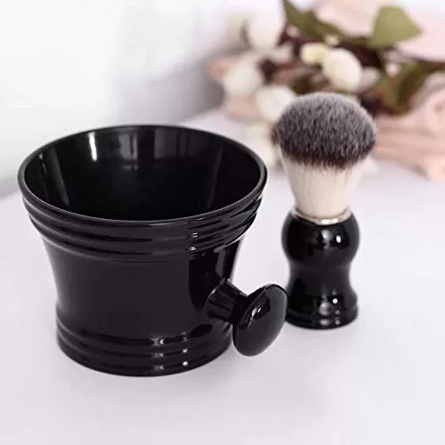 Beard Brush Manual Stirring and Foaming Set