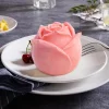 Moule &agrave; gla&ccedil;ons en forme de rose en silicone 3D