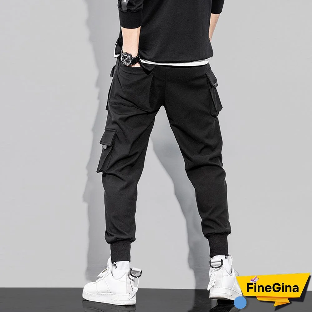 Techwear Streetwear Strapped Jogger