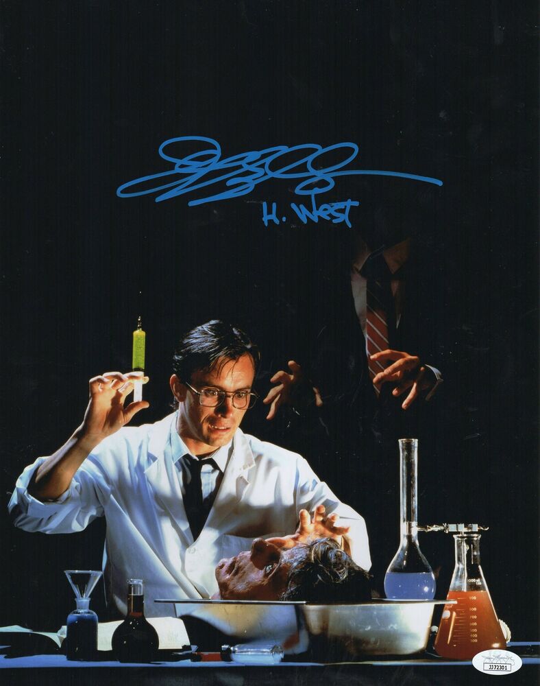 Jeffrey Combs Autograph 11x14 Photo Poster painting Re-Animator Signed