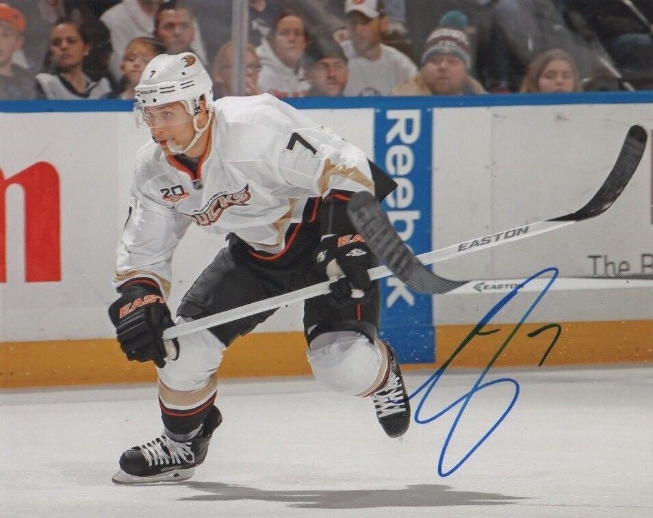 Anaheim Ducks Andrew Cogliano Signed Autographed 8x10 Photo Poster painting COA C