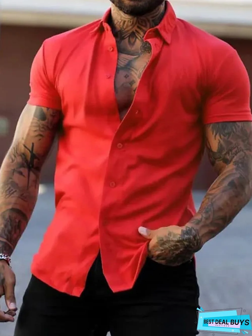 Men's Shirt Button Up Shirt Summer Shirt Casual Shirt Black White Yellow Pink Dark Navy Short Sleeve Plain Turndown Street Daily Clothing Apparel Fashion Casual Comfortable