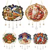 Christmas DIY Acrylic Diamond Painting Pendant Double Sided Paint Suncatcher Hanging Ornament Home Decor Kit 