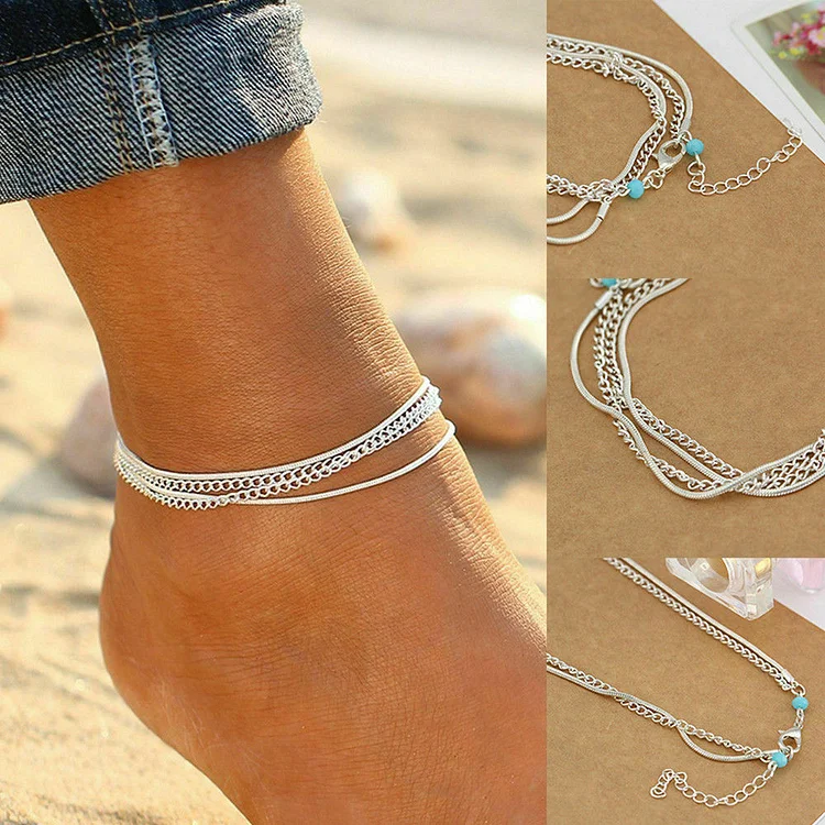 Simple And Versatile Multi-Layer Anklet