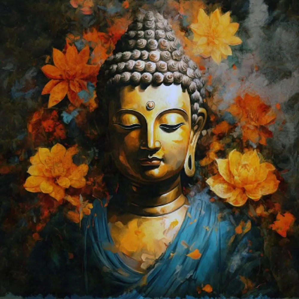 Diamond Painting - Full Round Drill - Buddha(Canvas|40*40cm)
