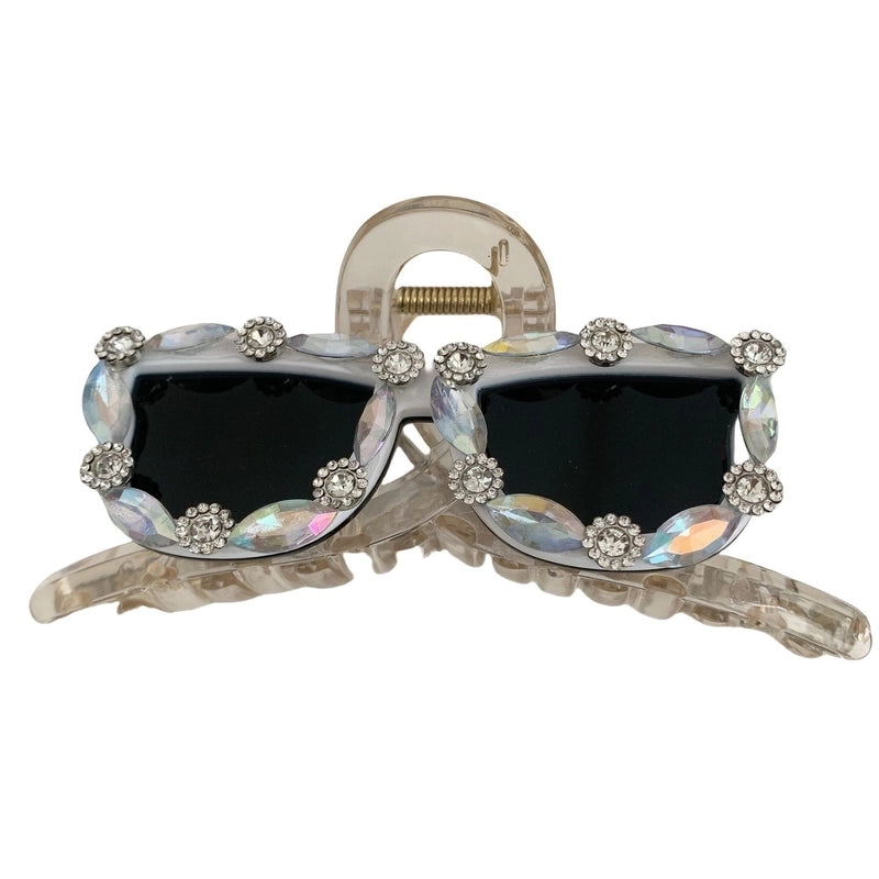 Women’s Hip-Hop Streetwear Sunglasses Acetic Acid Sheets Hair Claws