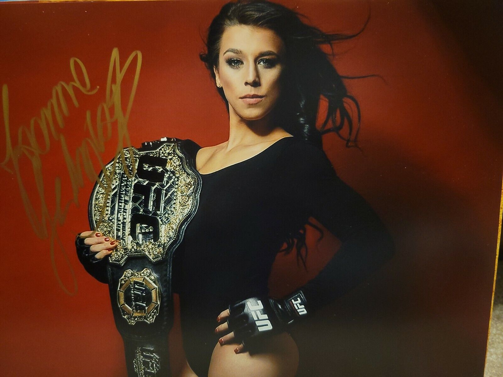 Joanna Jedrzejczyk signed 8x10 Photo Poster painting Autographed UFC Sexy Hot