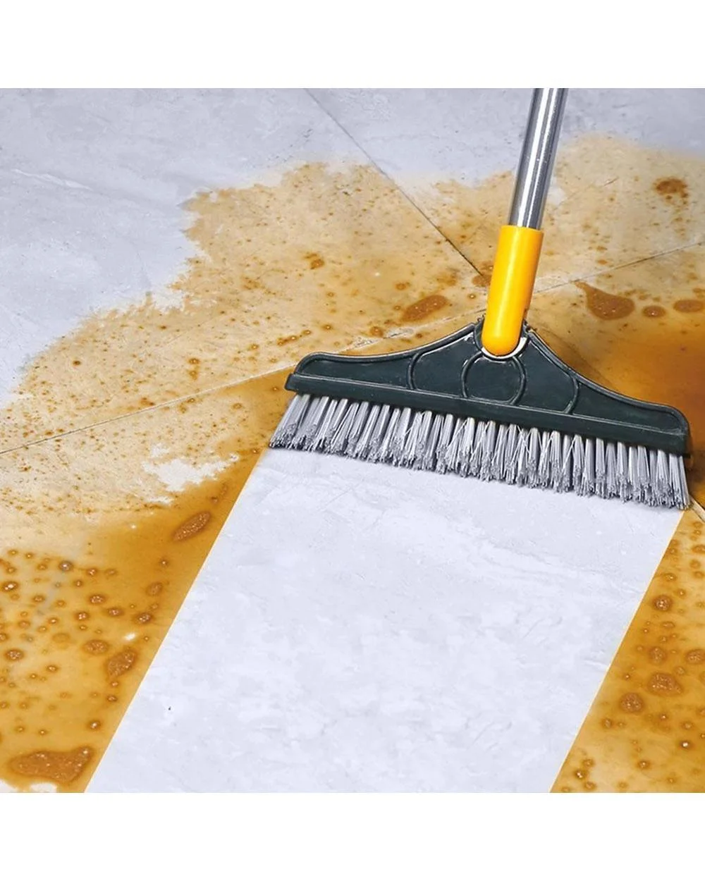 Rotating Bathroom Kitchen Floor Crevice Cleaning Brush