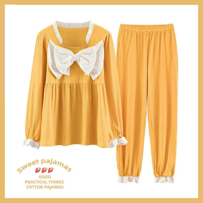 Women's Comfortable Pajamas 2-piece Set Princess Cute Girly Style