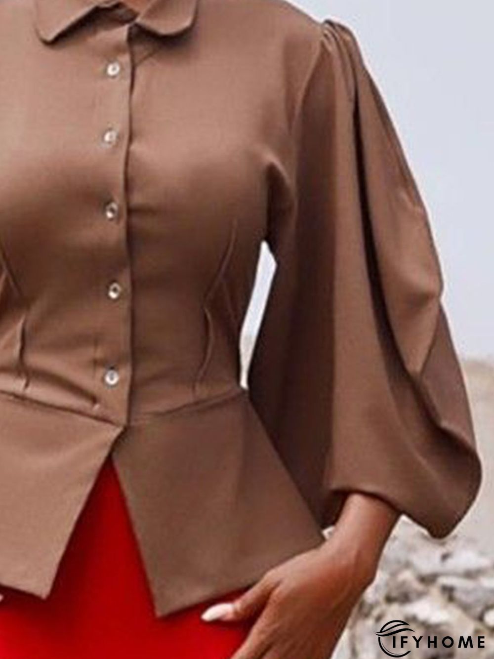 Elegant Long Sleeve Vintage Top | IFYHOME