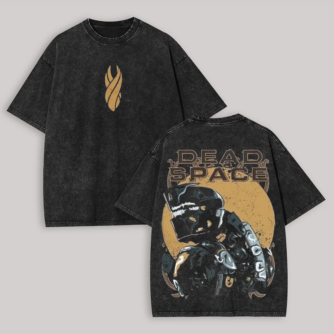 Dead Space Printed Unisex Washed T-Shirt