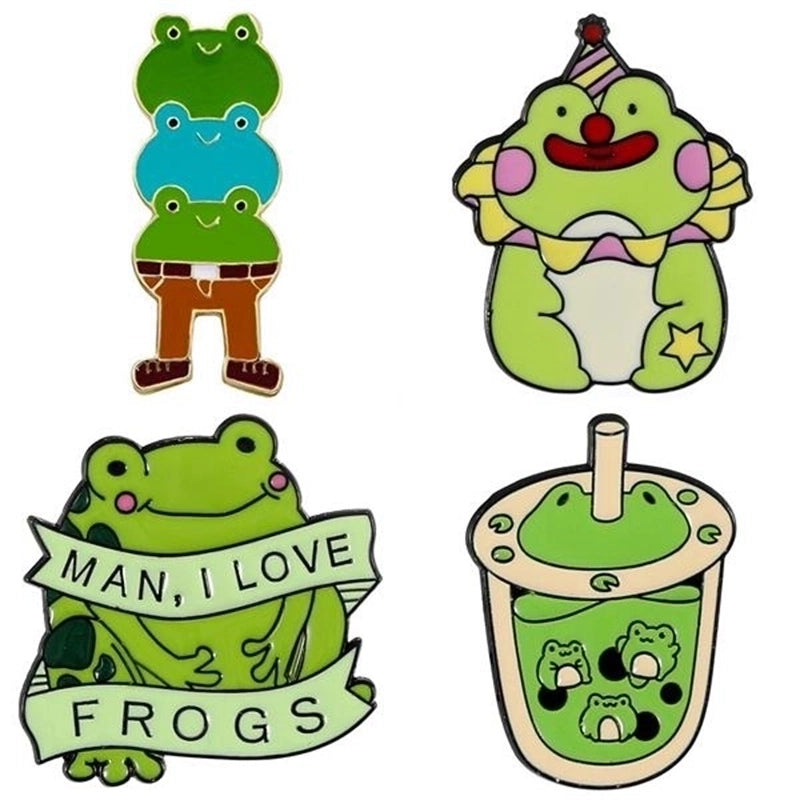 Cartoon Style Cute Animal Alloy Stoving Varnish Plating Unisex Brooches