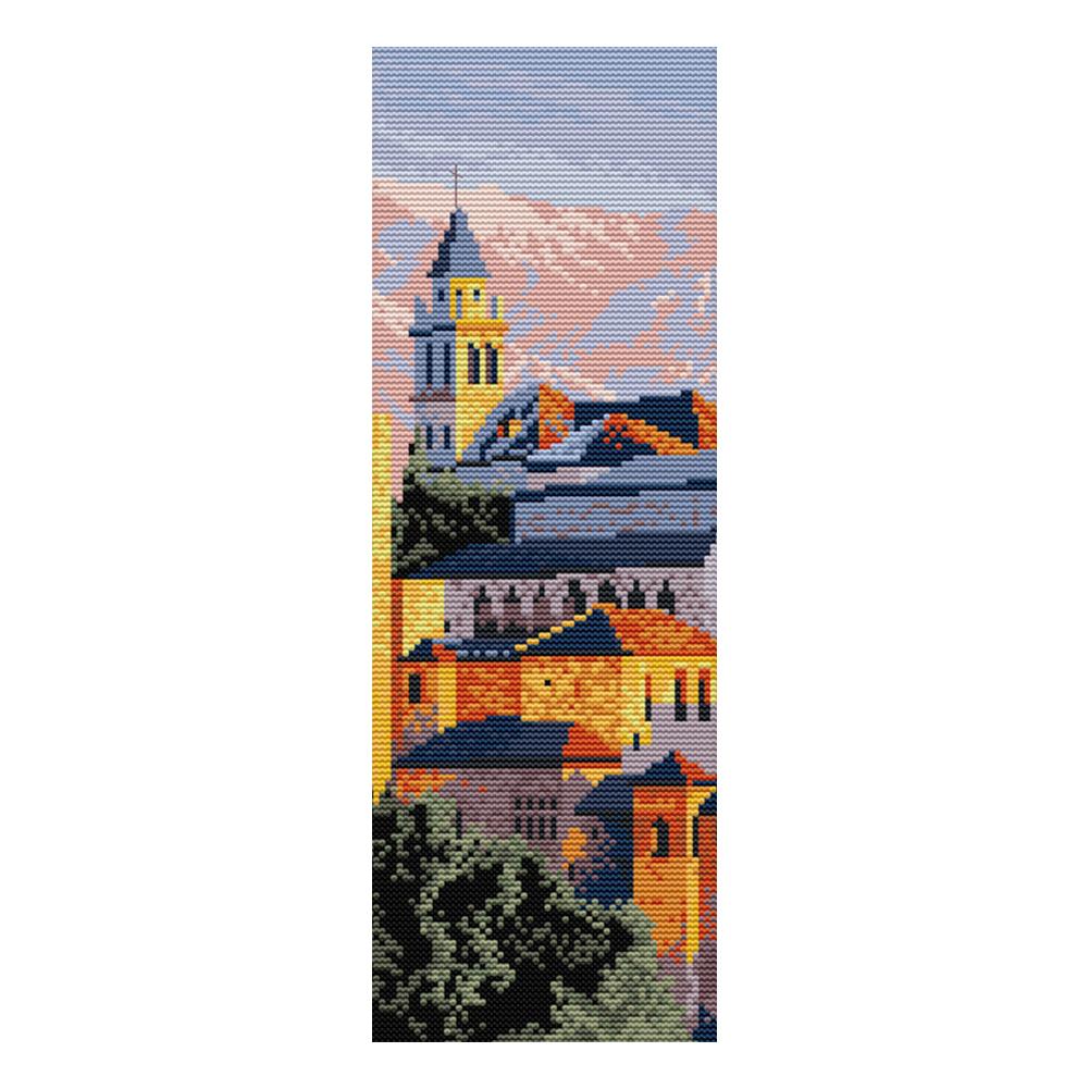 

The Alhambra - 14CT Stamped Cross Stitch - 16*38cm, 501 Original