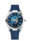 Omega AQUA TERRA 150M CO‑AXIAL MASTER CHRONOMETER GMT WORLDTIMER 43 MM