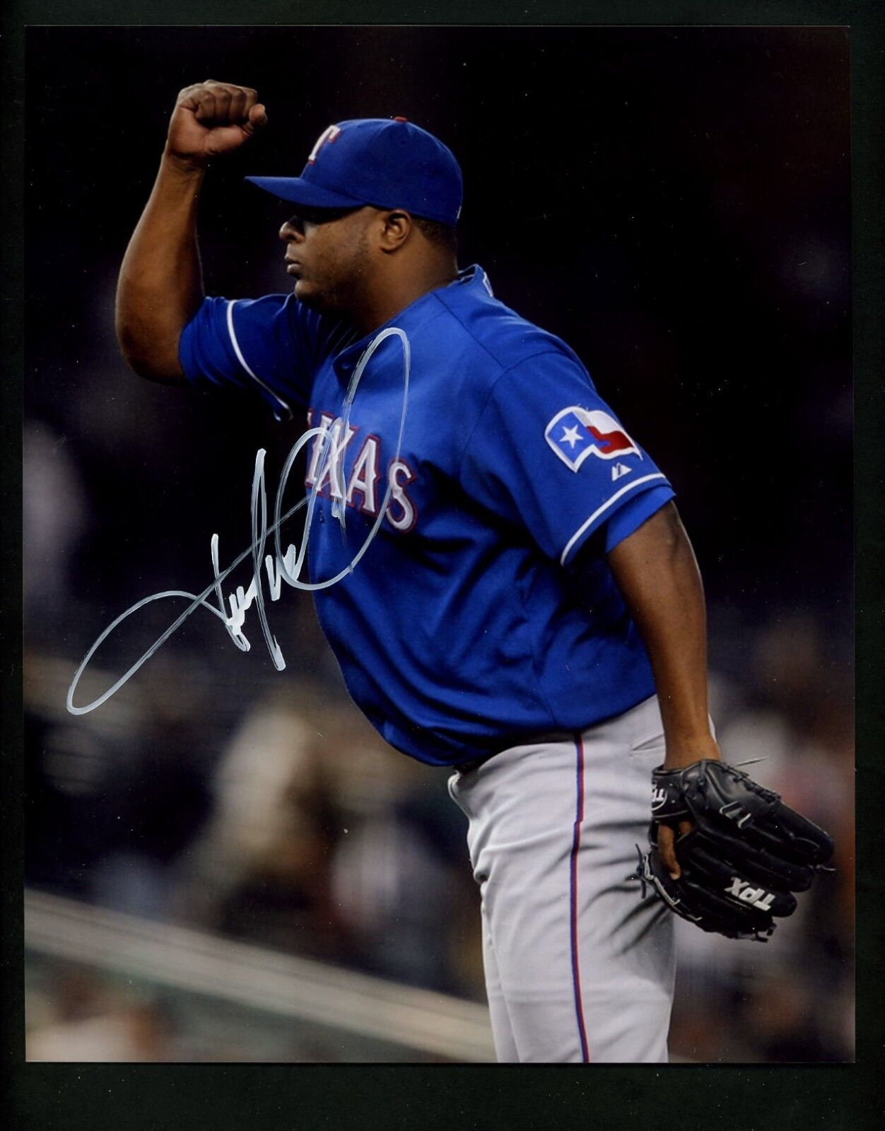 Frank Francisco Signed Autographed 8 x 10 Photo Poster painting Texas Rangers