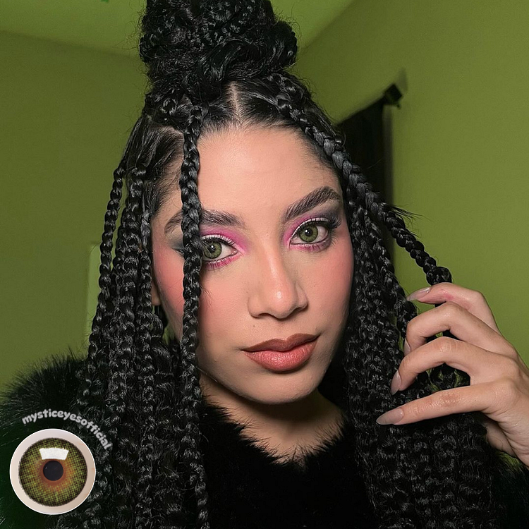 【U.S WAREHOUSE】Jubby Green Color Contact Lenses