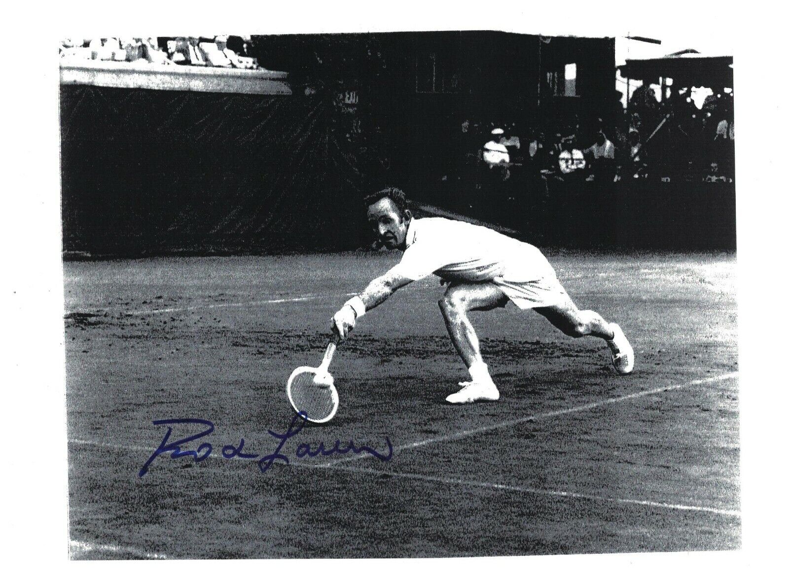 Rod Laver Signed Autographed 8 1/2 x 11 Photo Poster painting Tennis