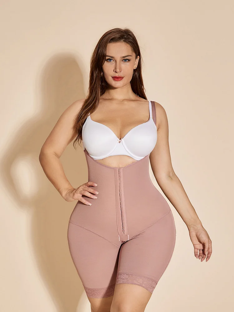Fajas Colombianas Postpartum Girdle Body Shaper Belly Control Open Bust Shapewear
