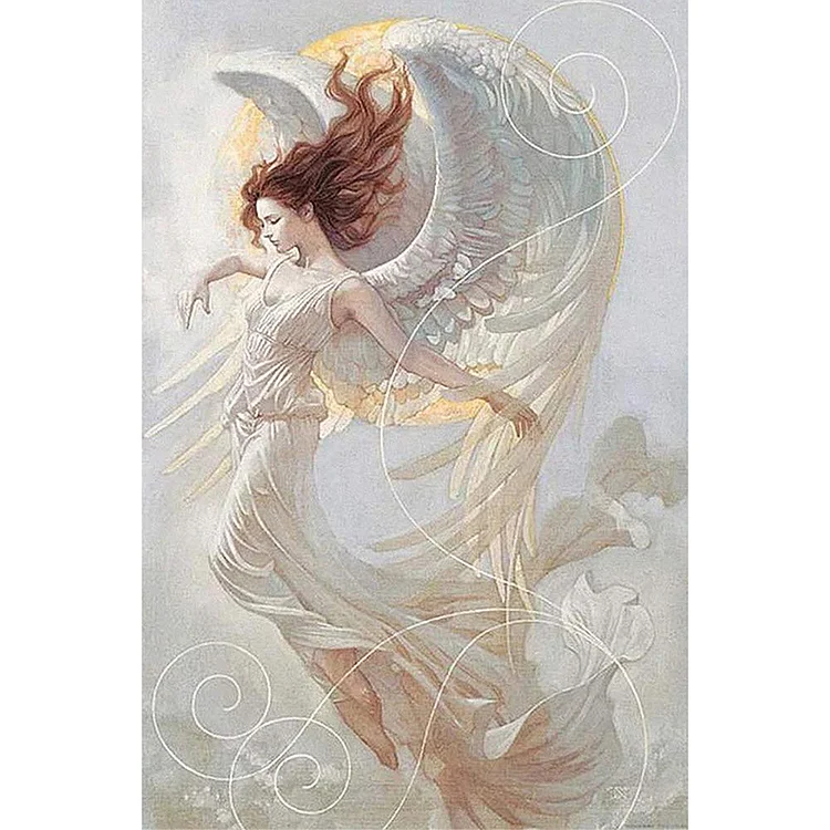 Angel  Full Round Diamond Painting 30*40CM