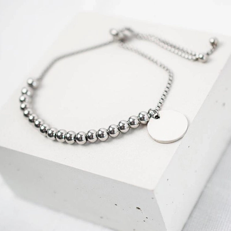 Minimalist Geometric 304 Stainless Steel 18K Gold Plated Box Chain Bracelets In Bulk