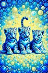 Luxury AB Velvet Diamond Painting Kit - Leopard