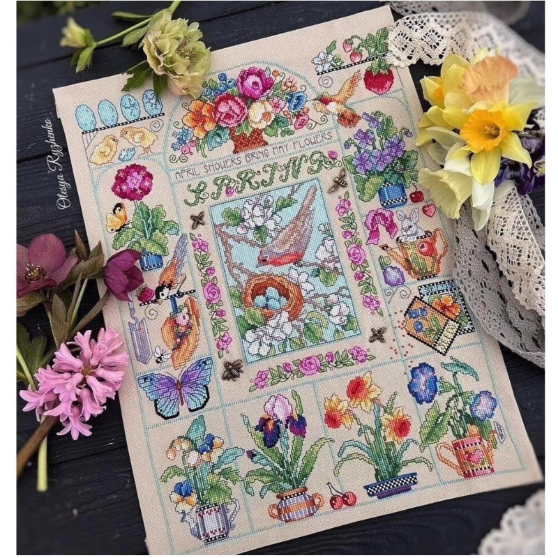 【CC2937 Spring Garden】 Painting Fairy Cross Stitch