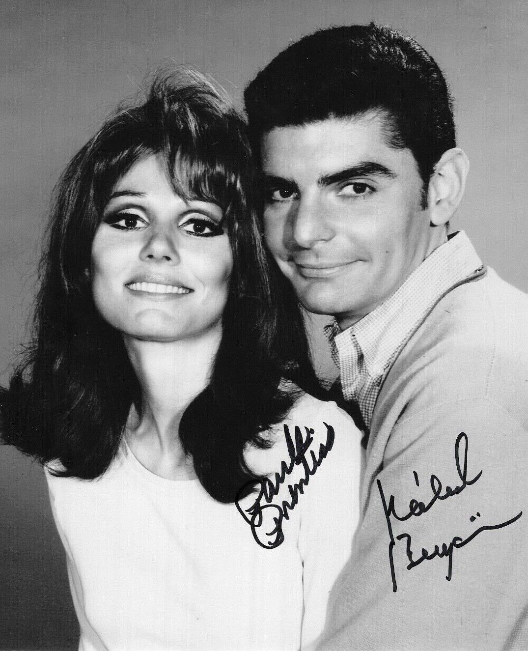 * PAULA PRENTISS & RICHARD BENJAMIN * signed 8x10 Photo Poster painting * HE & SHE * COA * 3