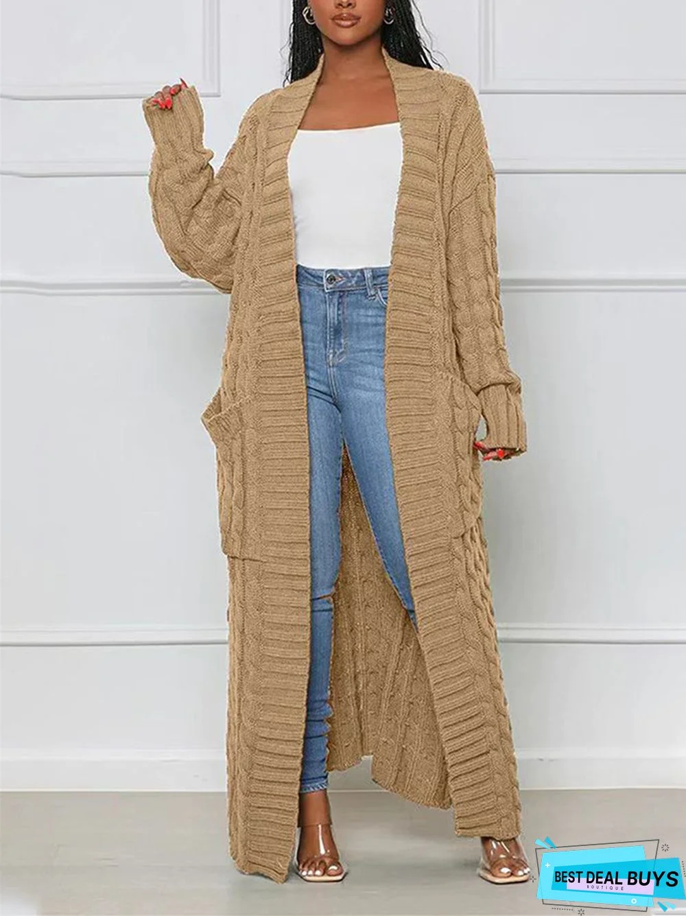 Sexy Casual Solid Color Long Sleeve Sweater