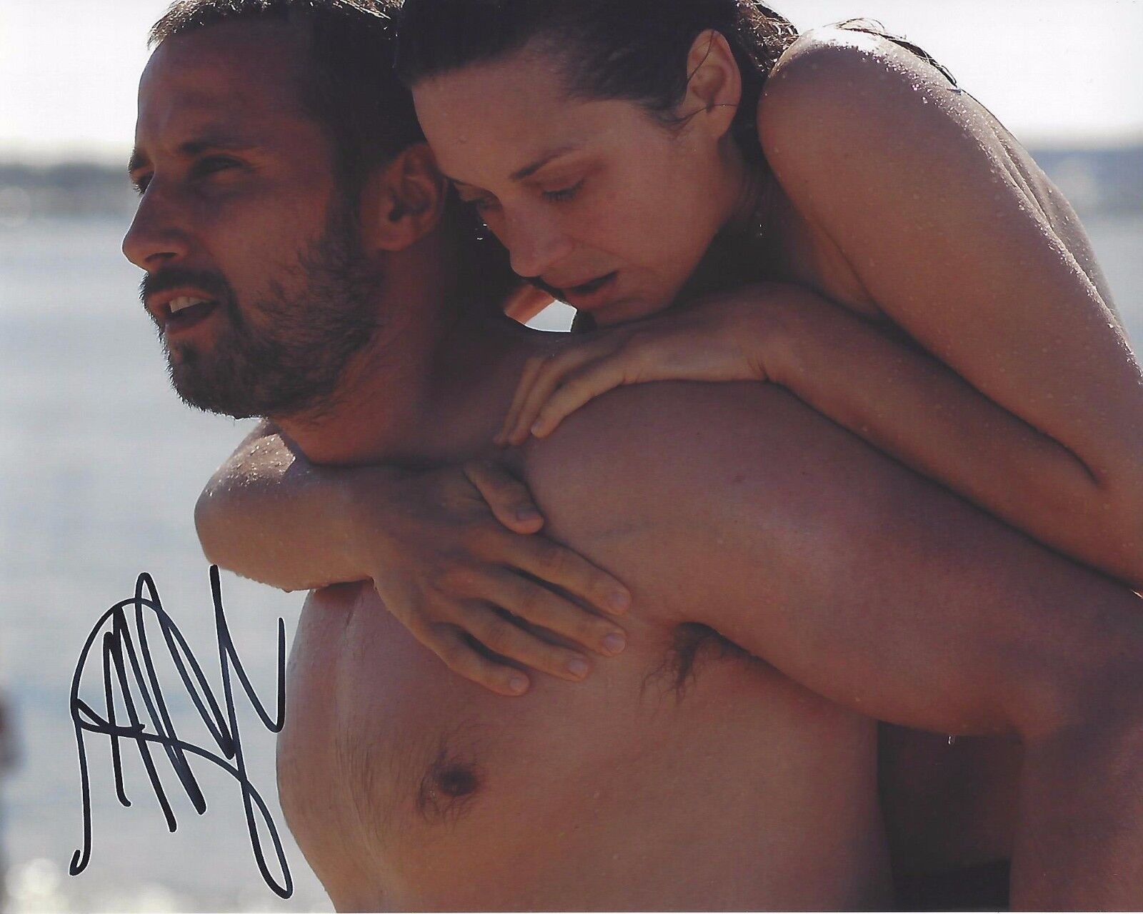 MATTHIAS SCHOENAERTS SIGNED RUST AND BONE MOVIE 8X10 Photo Poster painting B w/COA MODEL PROOF