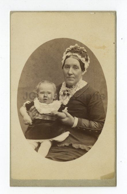 19th Century Fashion - 19th Century Carte-de-visite Photo Poster painting - Hawick, Scotland