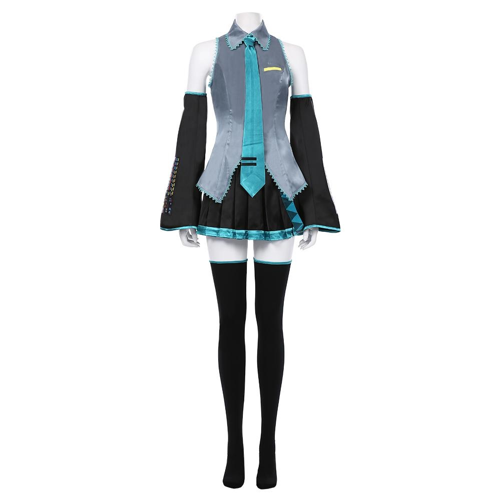 vocaloid hatsune miku women sailor suit long sleeve uniform skirts halloween carnival outfit cosplay costume