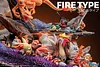 Type Series 006 Fire Type - Pokemon Resin Statue - PCHouse Studios