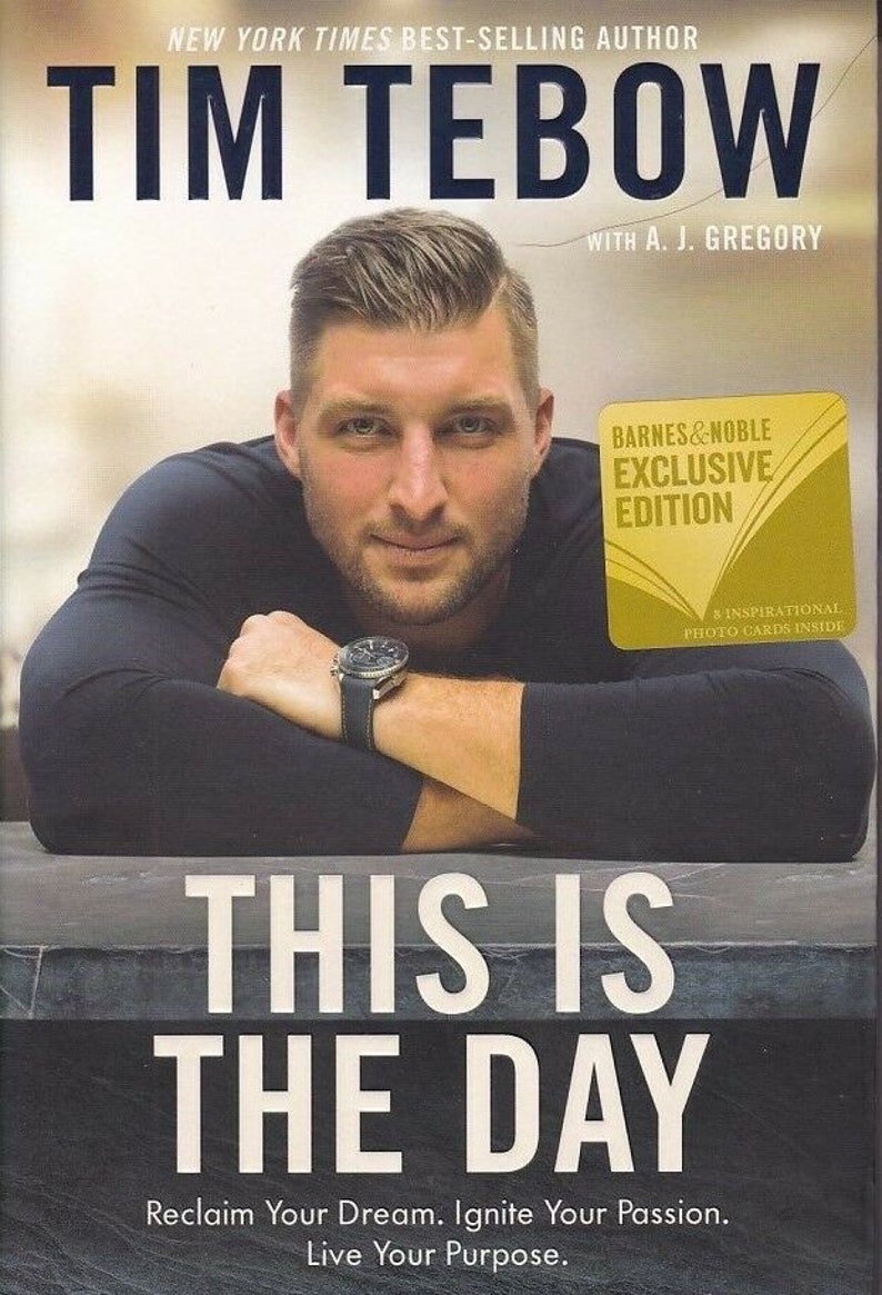 Tim tebow signed autographed 1st edition book