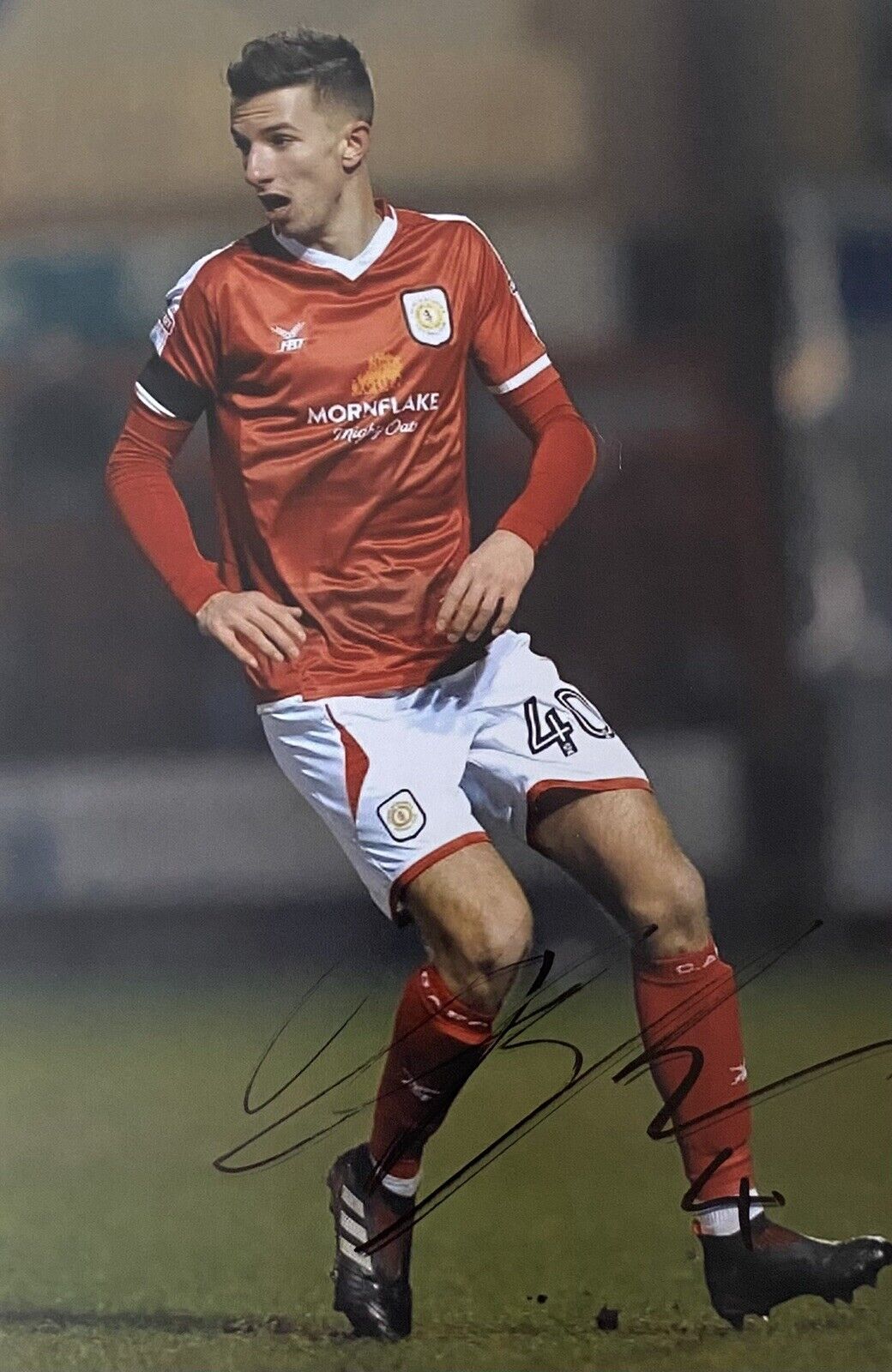 Daniel Barlaser Genuine Hand Signed Crewe Alexander 6X4 Photo Poster painting