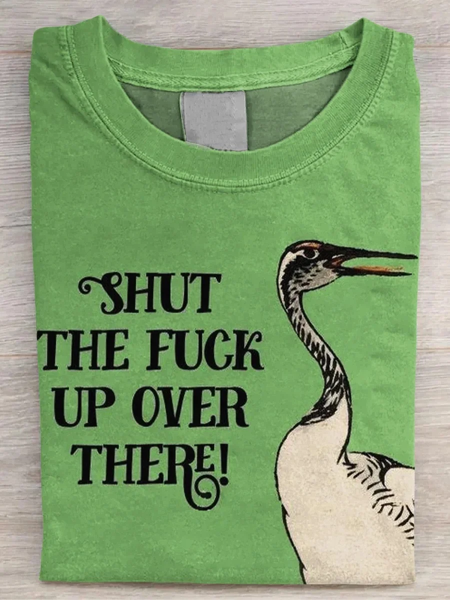 Eagerlys  Shut The Fuck Up Over There T-shirt Eagerlys