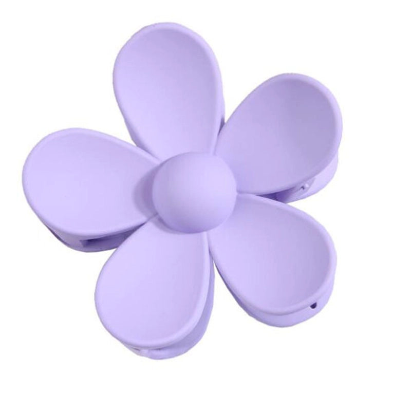 Women’s Sweet Korean Style Flower Plastic Stoving Varnish Hair Claws