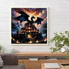 Castle And Dragon-Full Round Diamond Painting 40*40CM