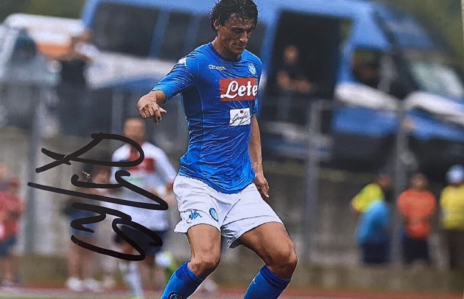 Roberto Inglese Hand Signed Napoli 6X4 Photo Poster painting